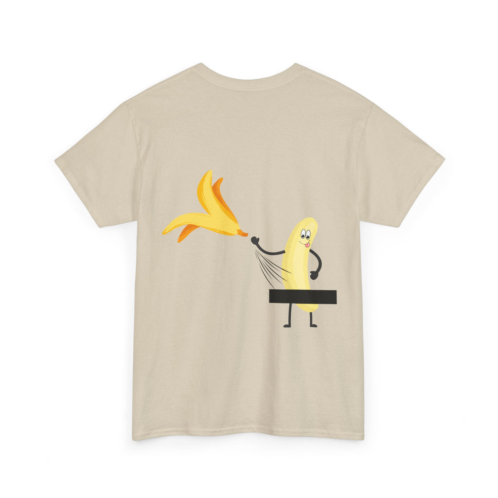 T-Shirt — Lustige Banane wirft Schale