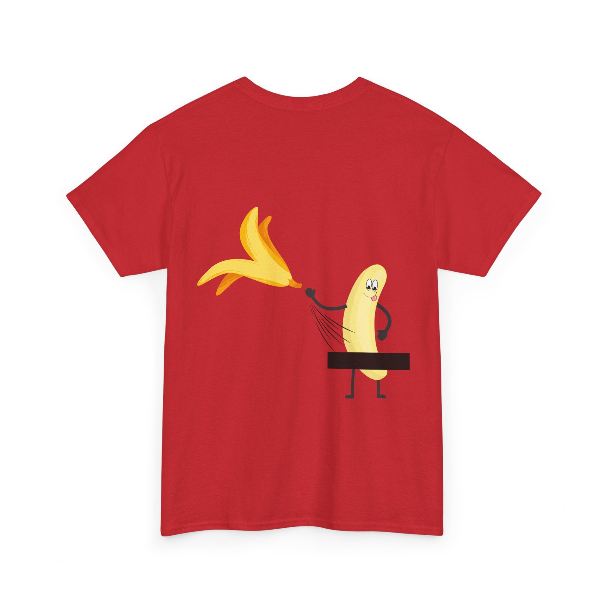 T-Shirt — Lustige Banane wirft Schale
