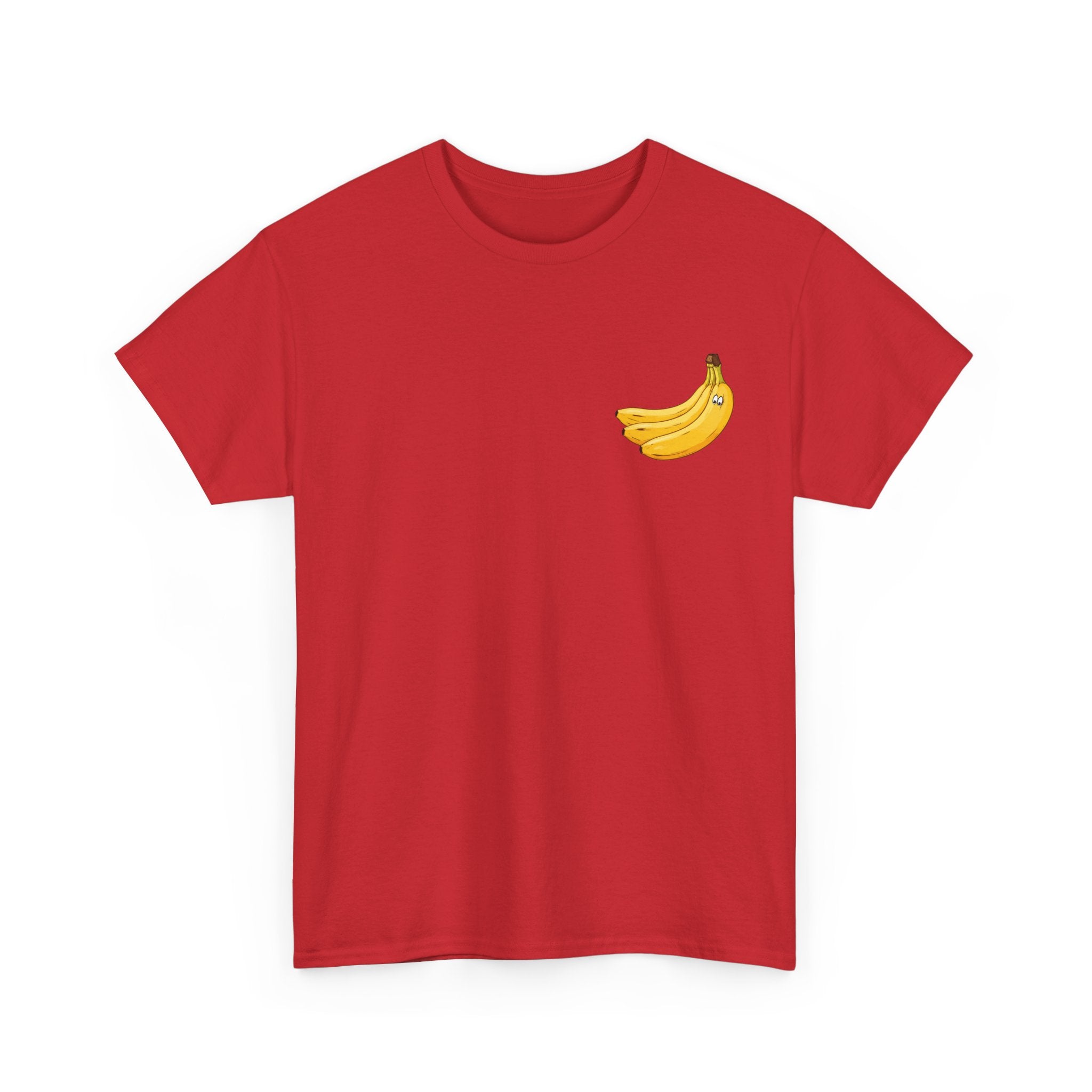 Lustige Banane wirft Schale