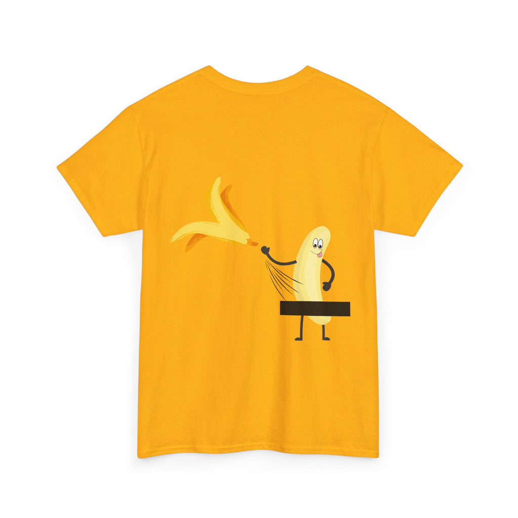 T-Shirt — Lustige Banane wirft Schale