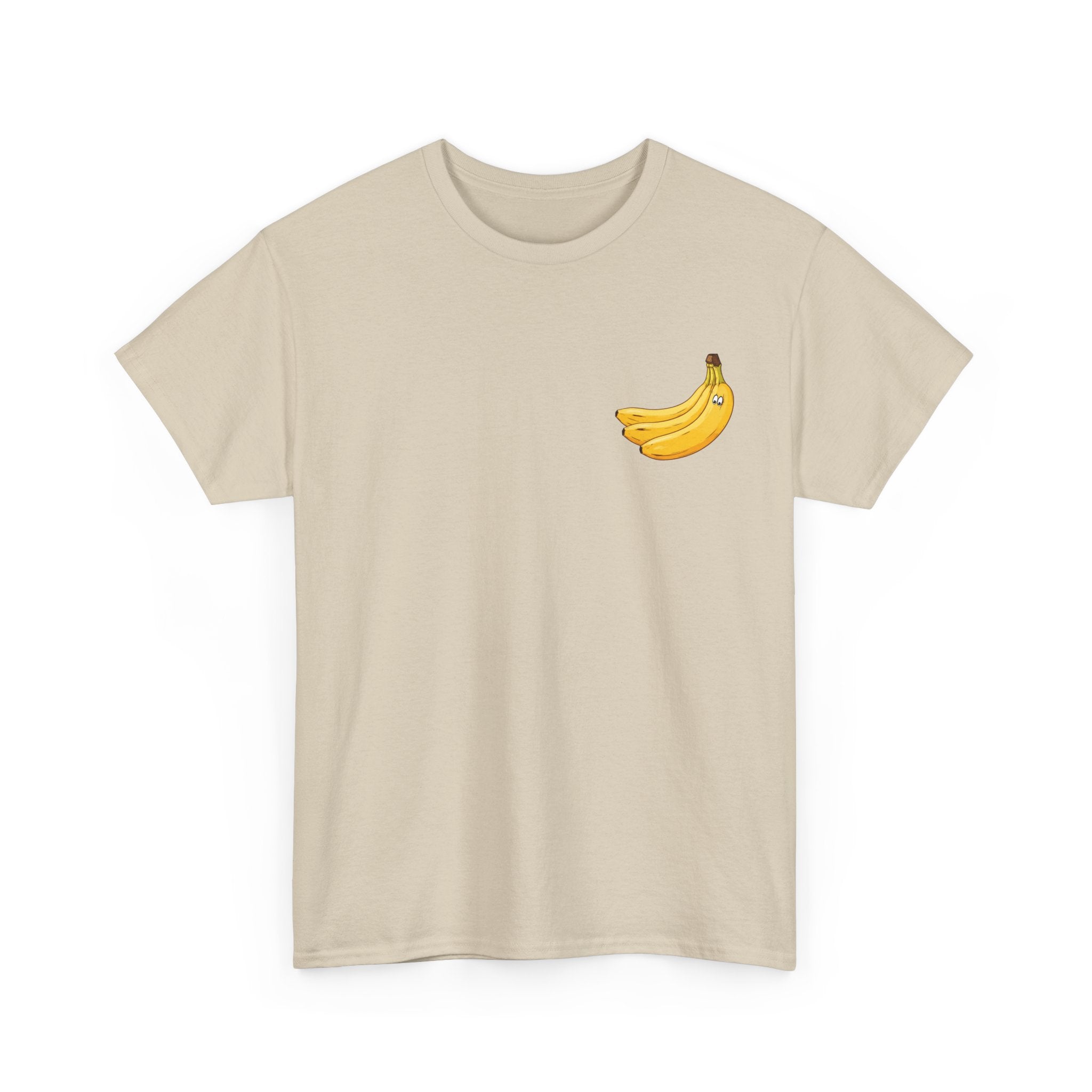 Lustige Banane wirft Schale
