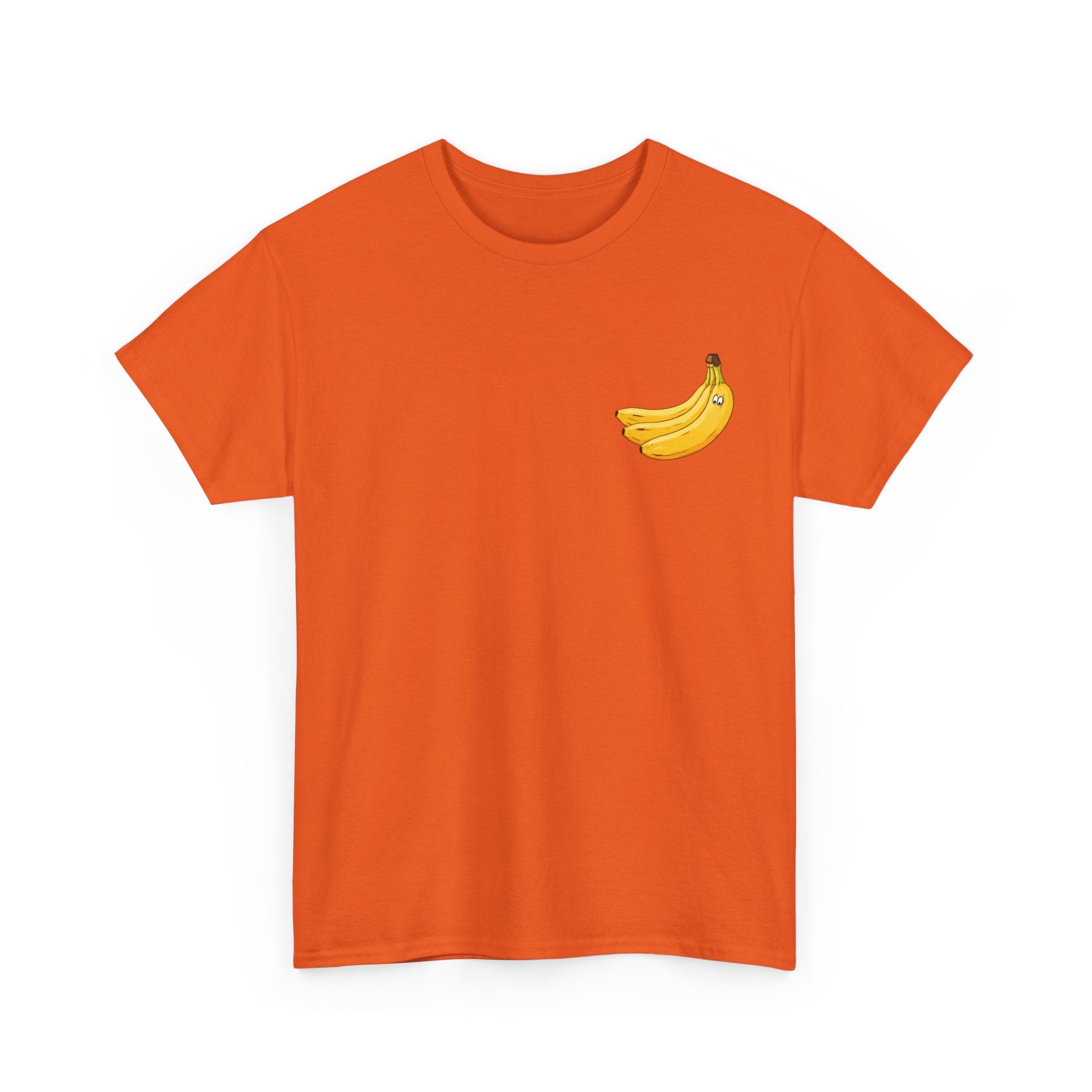 Lustige Banane wirft Schale