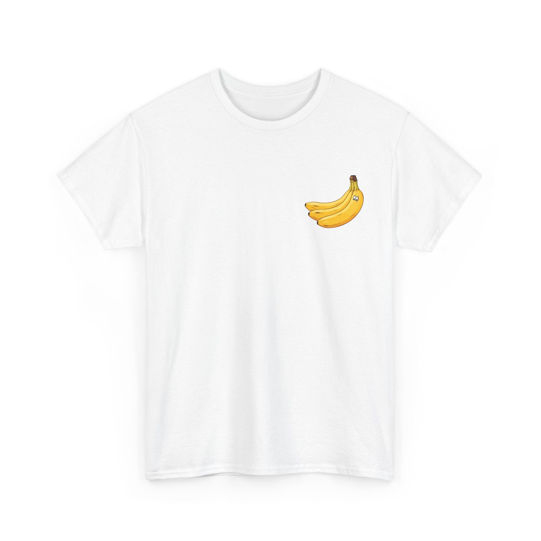Lustige Banane wirft Schale