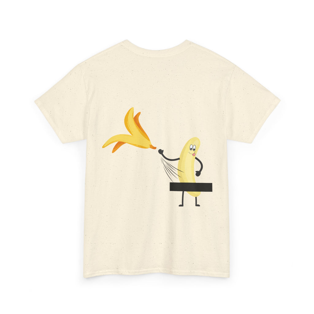 T-Shirt — Lustige Banane wirft Schale